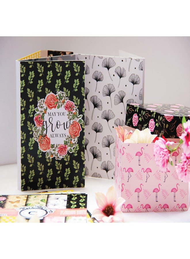 Craftastique Spring Spell Scrapbooking Paper Pack (20 Sheets, 250 GSM, 6x6), Multicolor - Image 3
